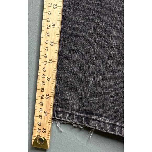 Good American 12 / 31 Black Fade High Rise Goo-d Classic Skinnyish Fit - Picture 7 of 7